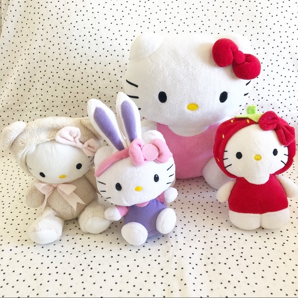 hello kitty plush strawberry